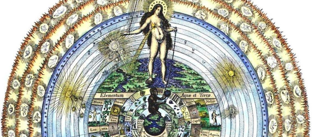 Anima Mundi, de Robert Fludd (Utriusque Cosmi Historia, 1617)